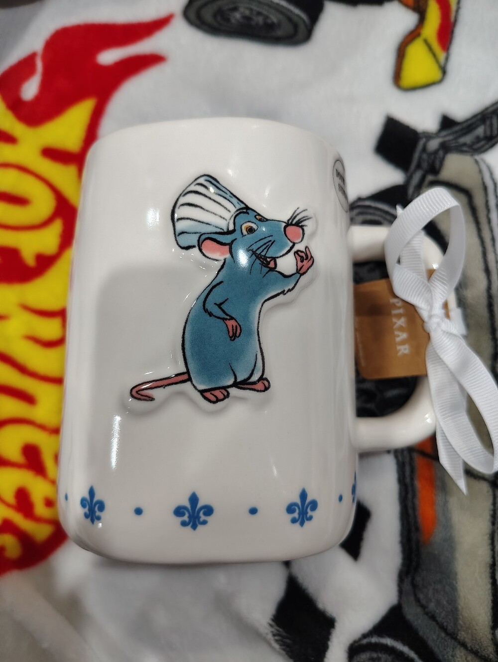 Rae Dunn Disney Ratatouille Remy CHEF’S KISS mug